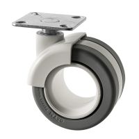 OGTM Rotola Office Castors 65mm Grey Wheel Plate Fitting