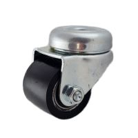 Low Level High Load Castors Bolt Hole Black