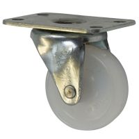 Flexello 61 Series White Nylon Swivel Castors