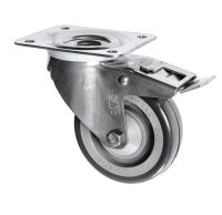 Stainless Steel Electro Conductive Swivel Braked Castors