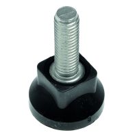 Rigid Height Adjustable Feet 25mm Base