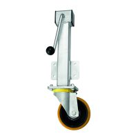 Heavy Duty Jacking Castors with Polyurethane Wheel