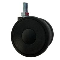 Black Twin Wheel Castors LS Series