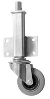 Swivel Jacking Castors with Rubber Wheel