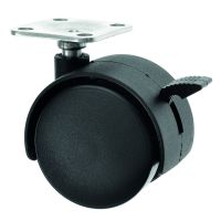 Twin Wheel Castors Braked