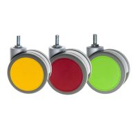 Coloured Furniture Castors TW Series Stem Fitting